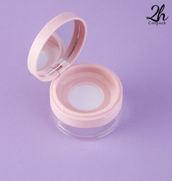 ตลับแป้งฝุ่นทรงกลม