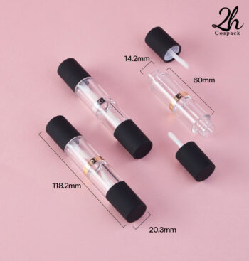 แท่งลิปจุ่ม 2 หัว ลิปกลอส 0595