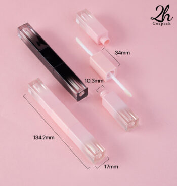 แท่งลิปจุ่ม 2 หัว ลิปกลอส 0615