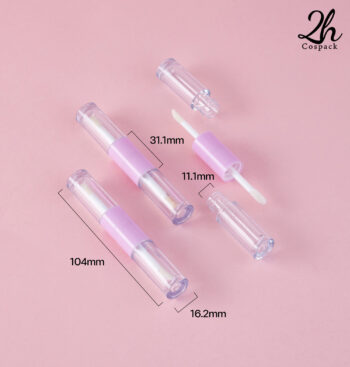 แท่งลิปจุ่ม 2 หัว ลิปกลอส 0620