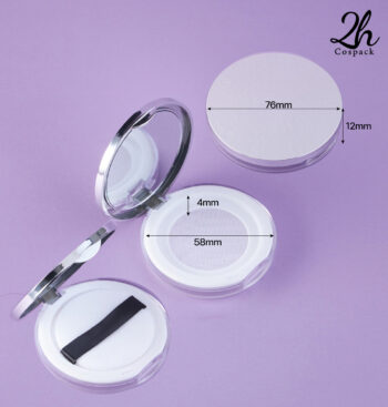 ตลับแป้งฝุ่นทรงกลม 089