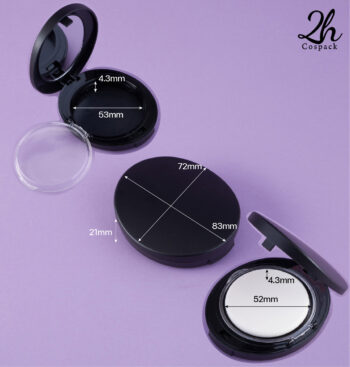 ตลับแป้งทรงรูปไข่ 140