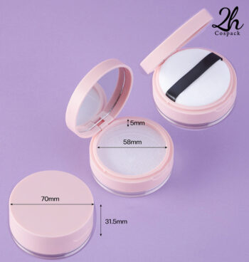ตลับแป้งฝุ่นทรงกลม 102