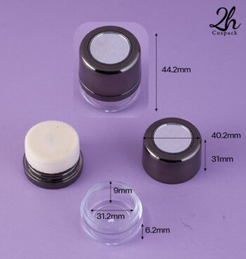 ตลับแป้งฝุ่นทรงกลม