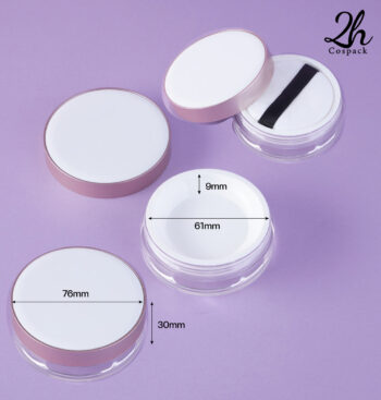 ตลับแป้งฝุ่นทรงกลม 075