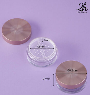 ตลับแป้งฝุ่นทรงกลม 092